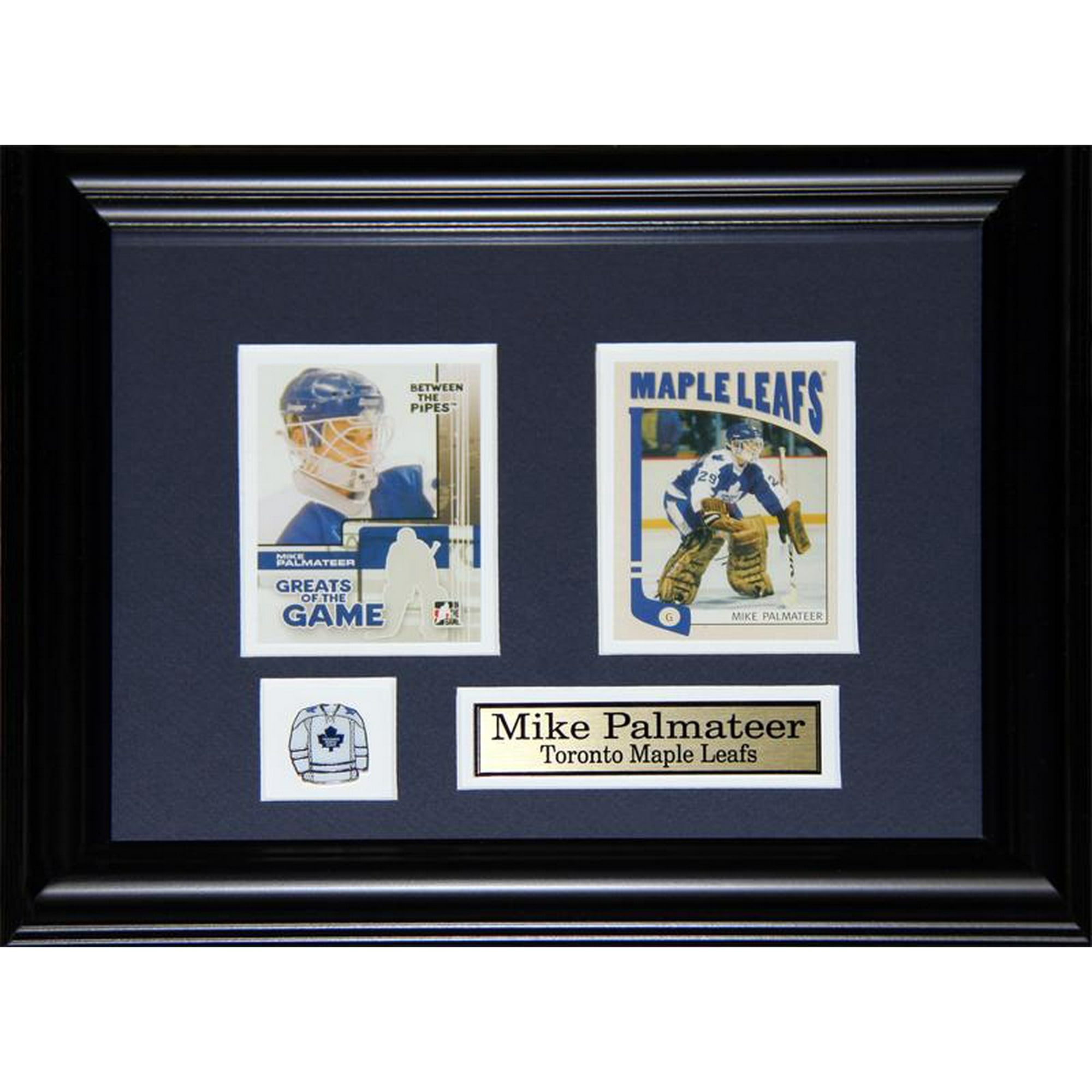 Mike Palmateer Toronto Maple Leafs 2 Card Hockey Memorabilia Collector Frame 